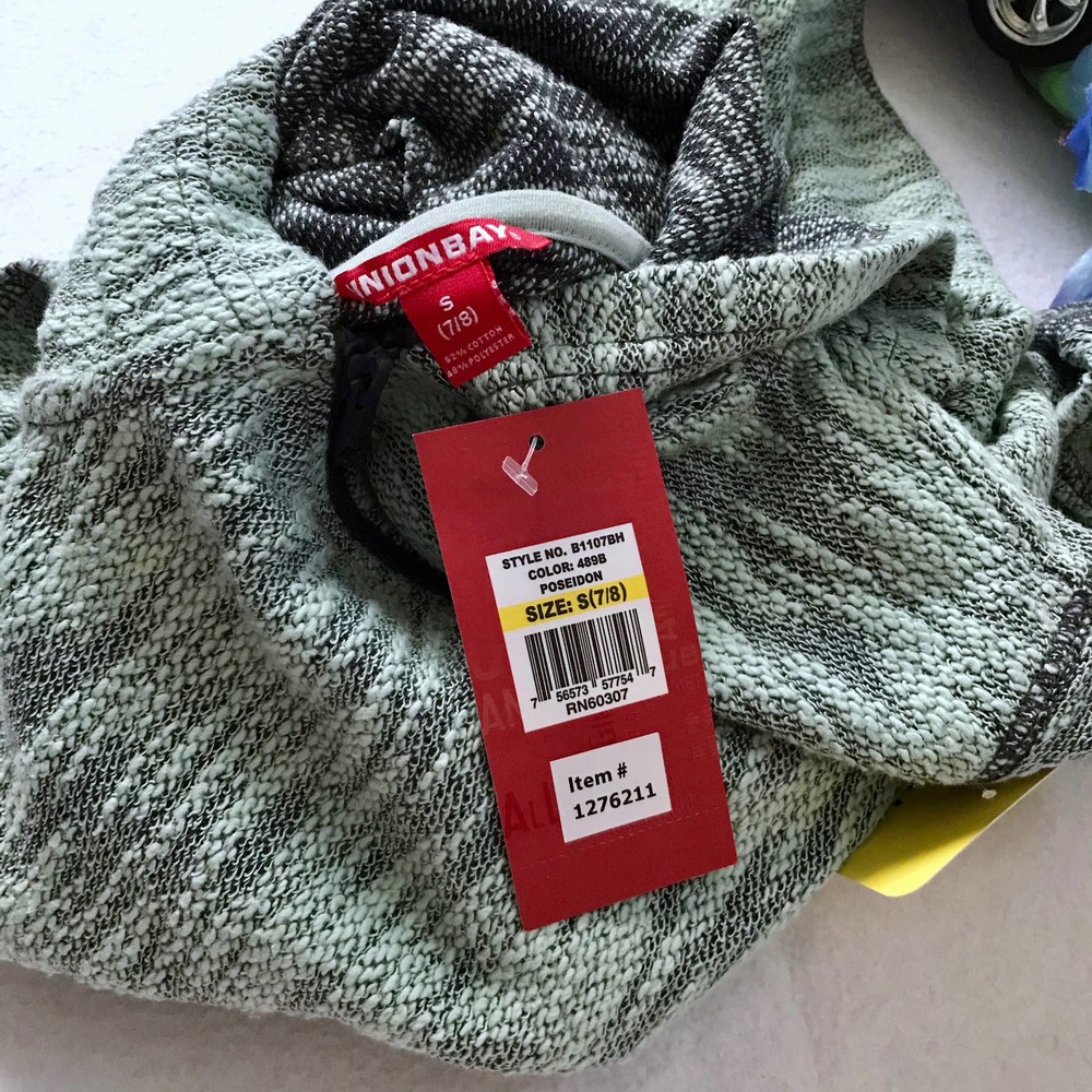 Unionbay NWT Full Zip Hoodie Cardigan for Boys Various Sizes - Picture 6 of 8